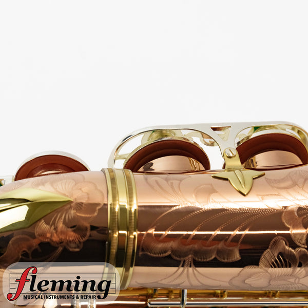 P.Mauriat Venus Professional Copper Body Alto Saxophone - Copper Alloy Body, Silver Plated Keys