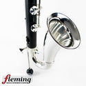 Backun Model Q Bass Clarinet Low C, Grenadilla, Silver-Plated Keys