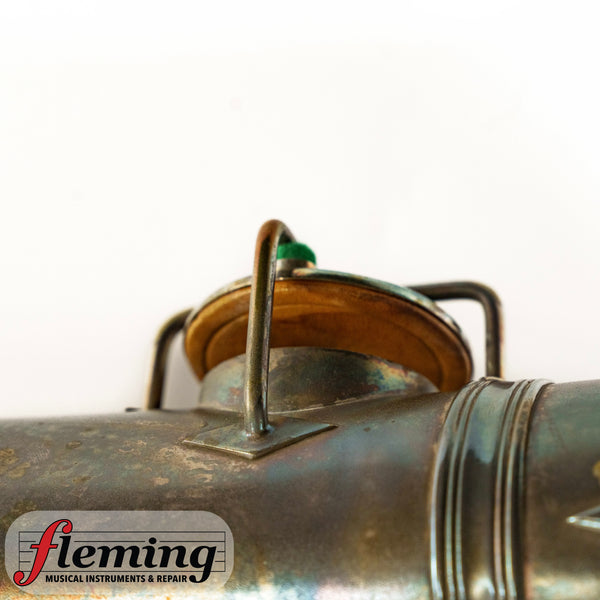 Frank Holton Elkhorn Tenor Saxophone (1920s) - Heavy Patina (Project / Needs Repad)