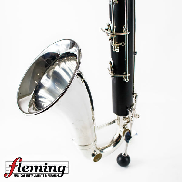 Backun Model Q Bass Clarinet Low C, Grenadilla, Silver-Plated Keys