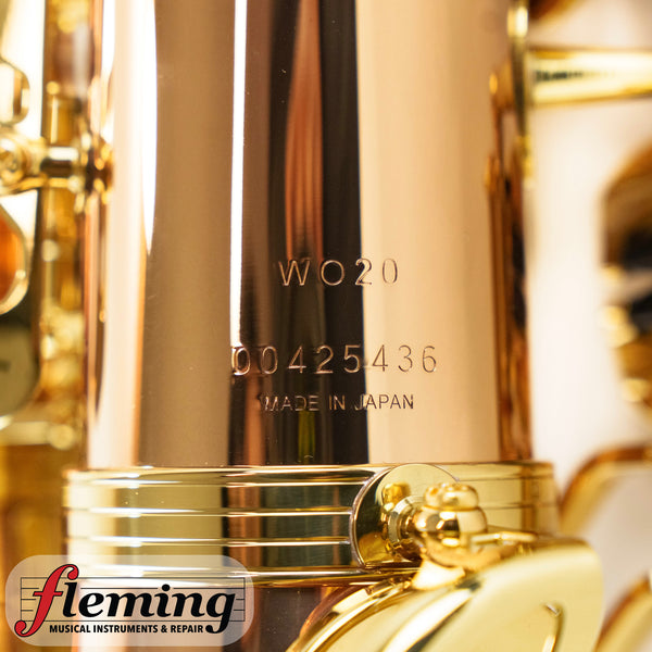 Yanagisawa A-WO20 Elite Professional Alto Saxophone - Solid Bronze (Competition Demo / Open Box Model)