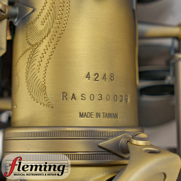 Antigua AS4248 PowerBell Professional Alto Saxophone - Antique Finish