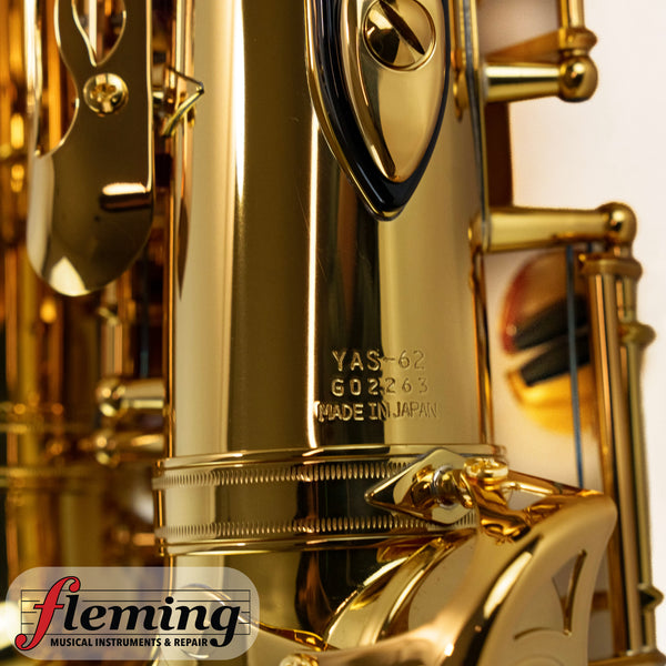 Yamaha YAS-62 Professional Alto Saxophone - Gold Lacquer