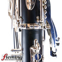Backun Q Series Professional Bass Clarinet to Low C - Grenadilla / Silver Plate