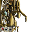 Antigua SS3159 Soprano Saxophone Curved Bell Antique Finish