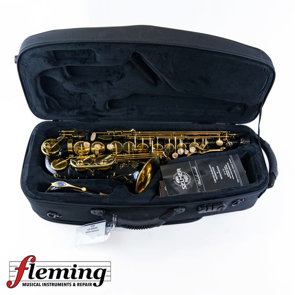 Henri Selmer Paris Super Action 80 Series II Alto Saxophone - Black Lacquer (Competition Demo / Open Box Model)