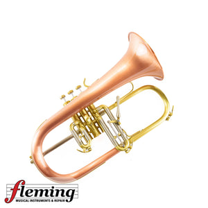 Schilke 1041FLC-L Professional Flugelhorn - Brushed Lacquer with Copper Bell