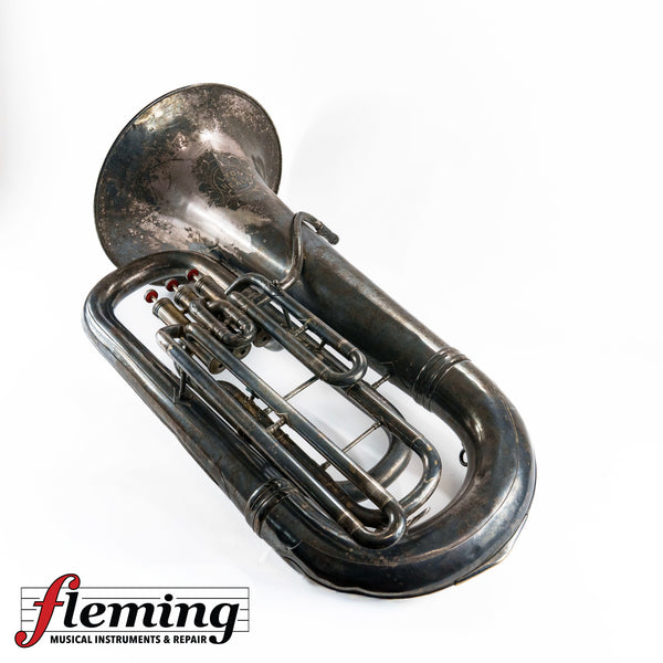 1920s Lyon & Healy Eb Tuba - Silver Plate (Vintage Player's Condition)