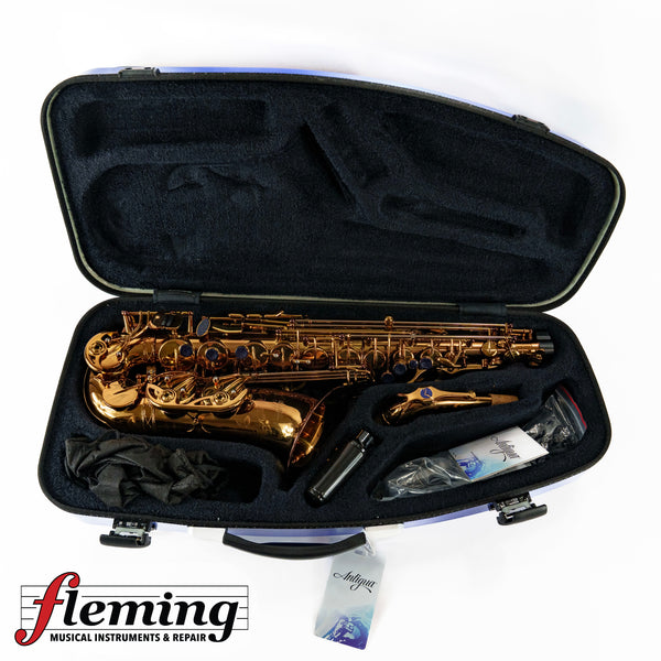 Antigua ProOne AS6200AME Professional Alto Saxophone - Amber Lacquer (Shop Setup)