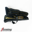 S.E. Shires Vintage New York Bass Trombone - Axial-Flow Valves, Yellow Brass