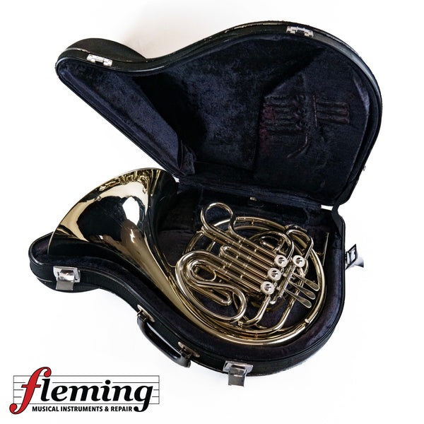 Pre-Owned Holton H470 Double French Horn - Silver (Fixed Bell)