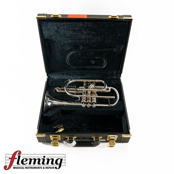 Yamaha YCR-6335HS Professional Cornet - Heavyweight, Silver Plate