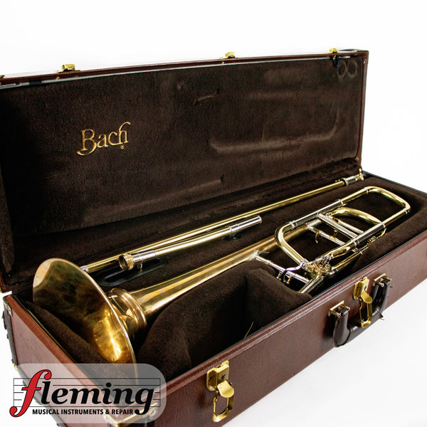 Bach Stradivarius 42G Tenor Trombone - Detachable Bell, Gold Brass, Ex-USAF