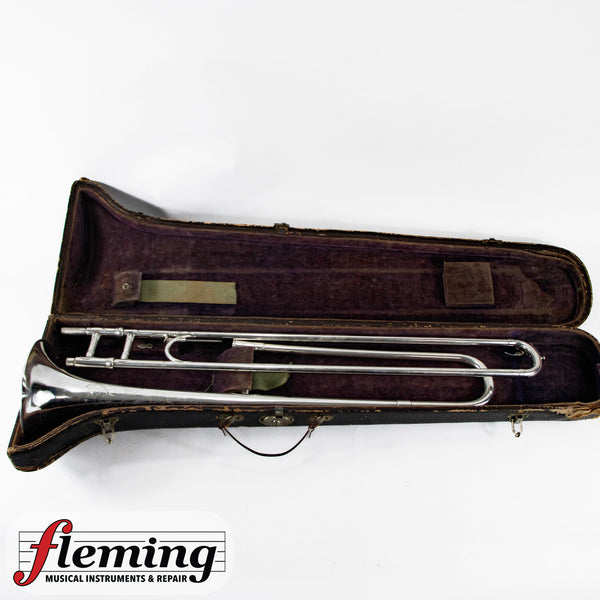 Vintage F.E. Olds & Son Medium Bore Trombone (1925) - Original Finish 2½