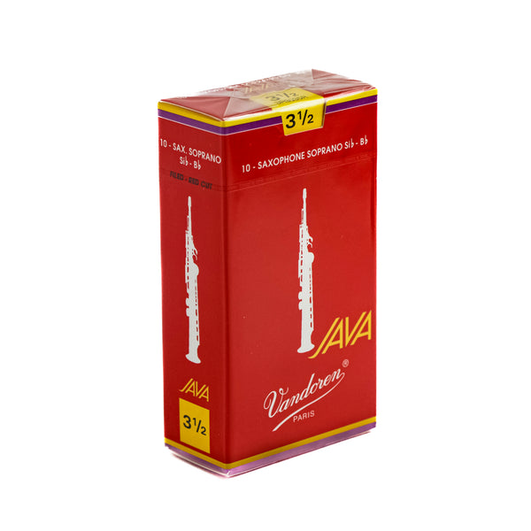 Vandoren Java Filed Red Cut Soprano Saxophone Reeds