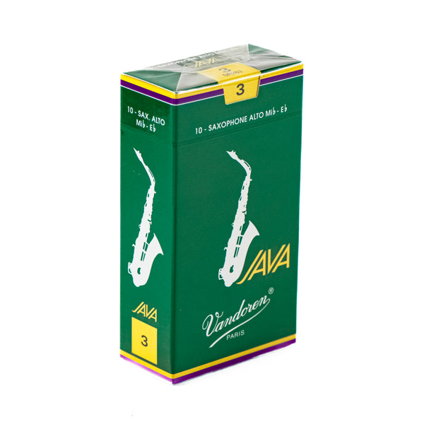 Vandoren Java Green Alto Saxophone Reeds