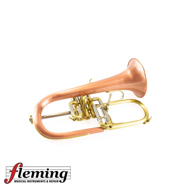 Schilke 1041FLC-L Professional Flugelhorn - Brushed Lacquer with Copper Bell