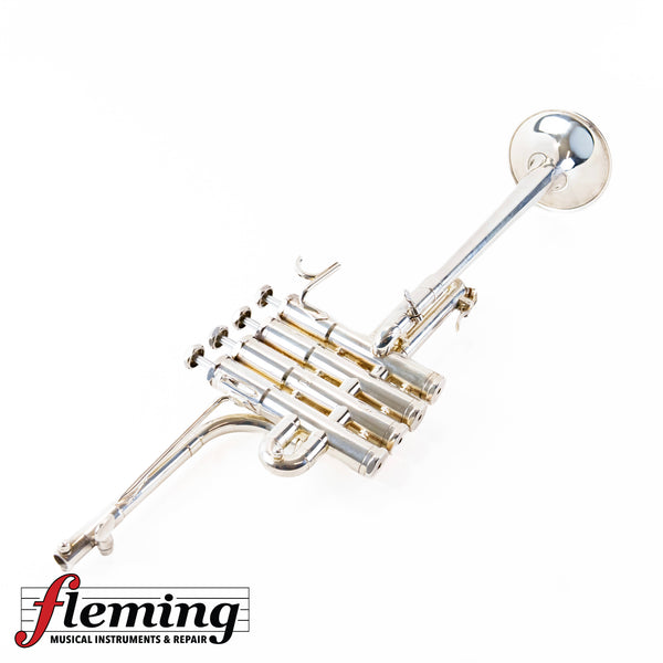 Schilke P6-4 Bb/A Herald Piccolo Trumpet - Silver Plate