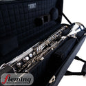 Backun Q Series Professional Bass Clarinet to Low C - Grenadilla / Silver Plate