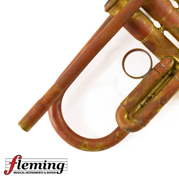 Lawler Custom Bb Trumpet - Raw Brass / Heavy Patina