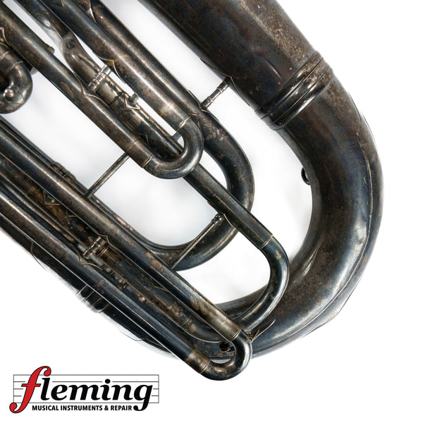 1920s Lyon & Healy Eb Tuba - Silver Plate (Vintage Player's Condition)