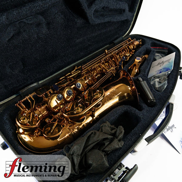 Antigua ProOne AS6200AME Professional Alto Saxophone - Amber Lacquer (Shop Setup)