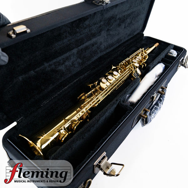 Yanagisawa S-WO1 Professional Soprano Saxophone - Clear Lacquer (Demo Stock)