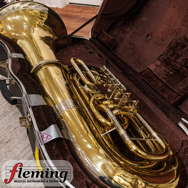 Miraphone 90A Kaiser-Tuba - 5/4 Size, Rotary Valves, Lacquer (Ex-USAF)