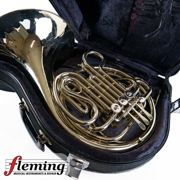 Pre-Owned Holton H470 Double French Horn - Silver (Fixed Bell)
