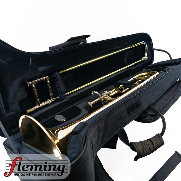 Yamaha Xeno YSL-882GOR Professional Tenor Trombone - Rose/Gold Brass Bell &amp; Open Wrap