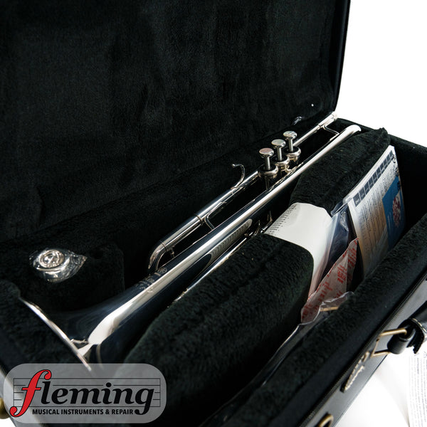 Yamaha YTR-8335IIGS Custom Xeno Professional Bb Trumpet - Silver Plate, Gold Brass Bell