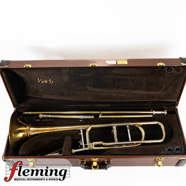 Bach Stradivarius 42G Tenor Trombone - Detachable Bell, Gold Brass, Ex-USAF