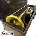 Bach Stradivarius 42B Professional Tenor Trombone - Raw Brass / Heavy Patina