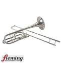 1958 C.G. Conn 72H "Artist" Professional Single-Rotor Bass Trombone - Silver Plated with Gold Wash Bell Flare