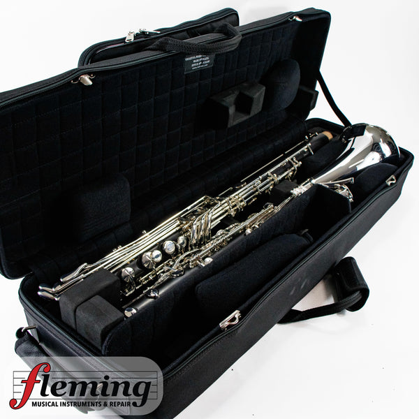Backun Model Q Bass Clarinet Low C, Grenadilla, Silver-Plated Keys