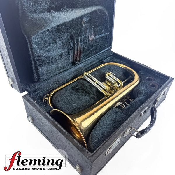 Yamaha YFH-631 Professional Bb Flugelhorn - Rose Brass Bell / Lacquer Finish