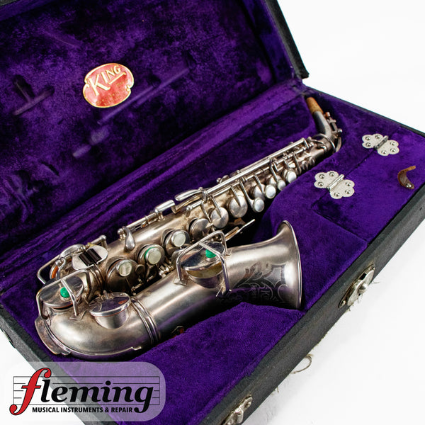 King Soprano Saxophone Curved Bell