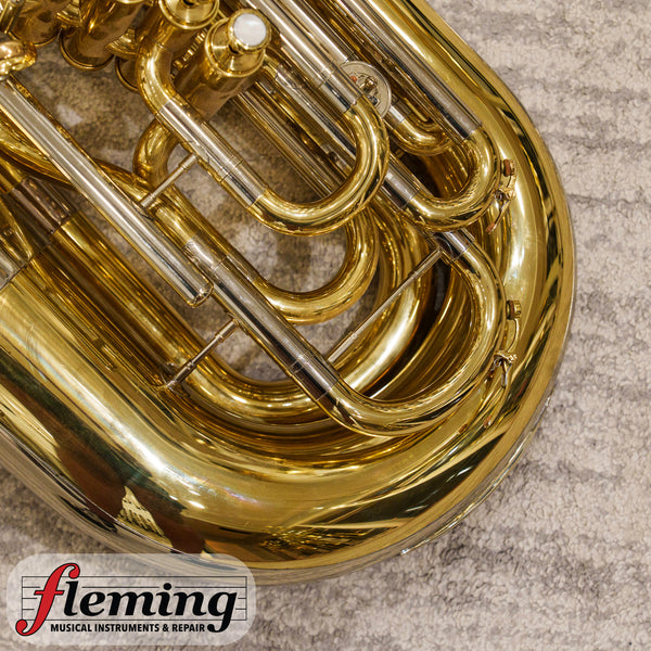 Pre-Owned Miraphone CC1291 Professional 5-Valve 5/4 CC Tuba - Clear Lacquer