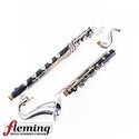 Backun Q Series Professional Bass Clarinet to Low C - Grenadilla / Silver Plate