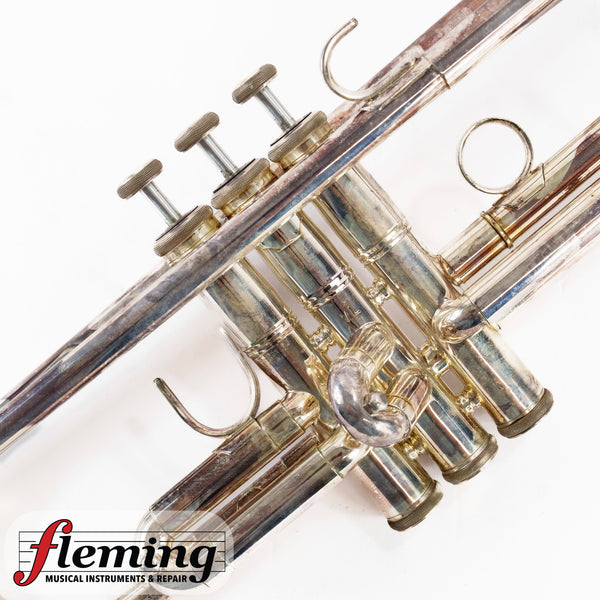 Don Miles Cincinnati Custom Bb Trumpet - Silver Plate / Heavy Tarnish