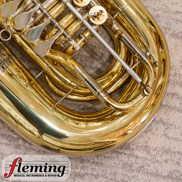Alexander Model 163 Professional CC Tuba - Rotor Valves, Lacquer