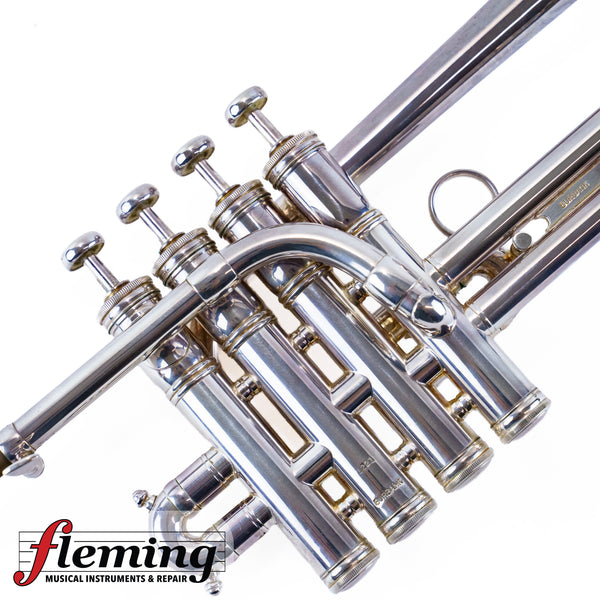 Burbank (Kanstul) 4-Valve Piccolo Trumpet - Silver Plated