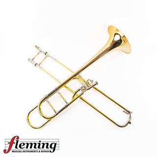 Yamaha Xeno YSL-882GOR Professional Tenor Trombone - Rose/Gold Brass Bell &amp; Open Wrap