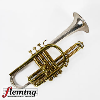 Vintage King Silvertone Cornet - Sterling Silver Bell (1940)