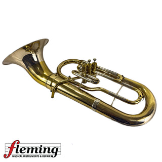 Pre-Owned F.E. Olds & Son Bell-Front Baritone Horn - Two-Tone / As-Is Project