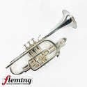 Bach Stradivarius Model 181ML #37 Bell "Long Model" Cornet - Silver Plate