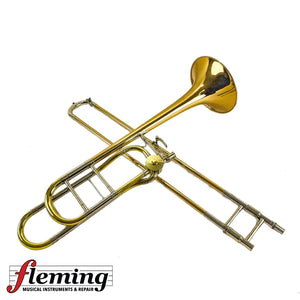 Pre-Owned C.G. Conn 88HCL "Christian Lindberg" Professional Bb/F Tenor Trombone - Rose Brass Bell
