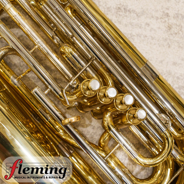 Pre-Owned Miraphone CC1291 Professional 5-Valve 5/4 CC Tuba - Clear Lacquer