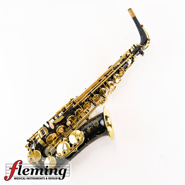 Henri Selmer Paris Super Action 80 Series II Alto Saxophone - Black Lacquer (Competition Demo / Open Box Model)