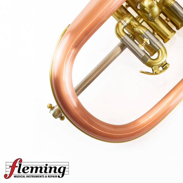 Schilke 1041FLC-L Professional Flugelhorn - Brushed Lacquer with Copper Bell